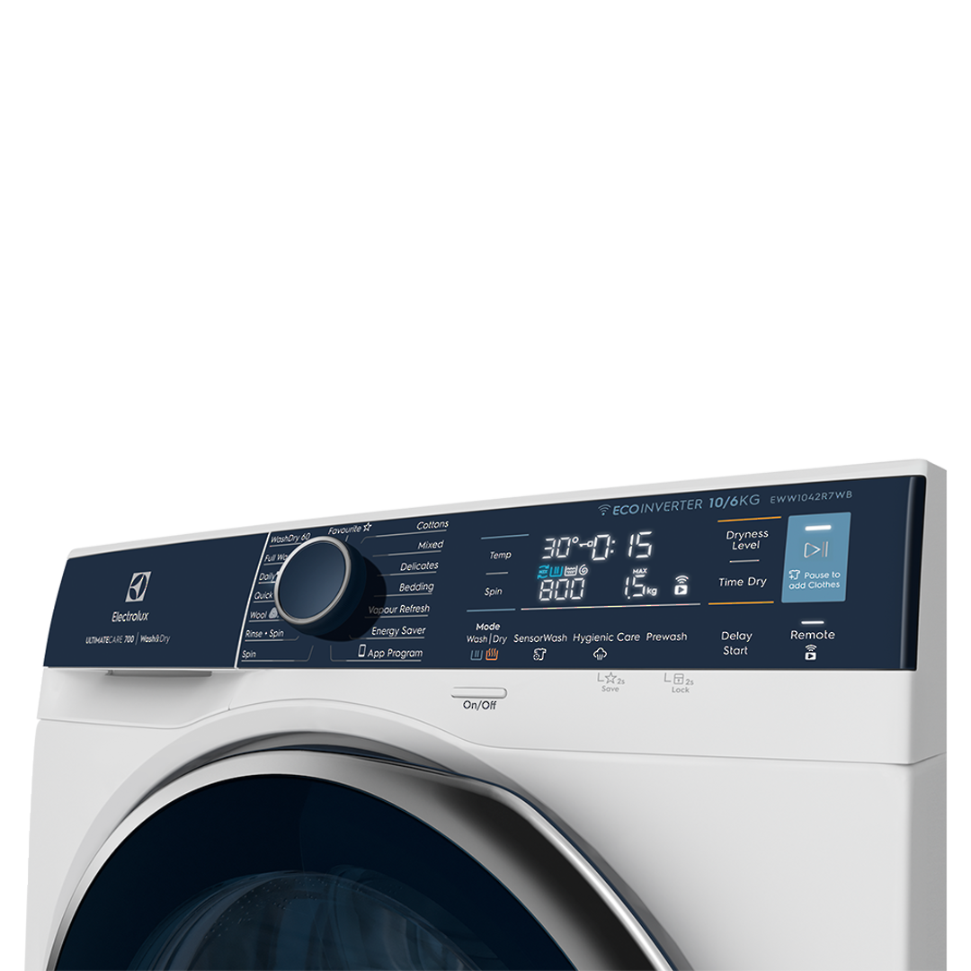 ELECTROLUX ULTIMATECARE 700 FRONT LOADER WASHING MACHINE AND DRYER image 2